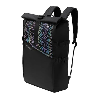 ASUS Mochila Gamer ROG BP4701 /Repelente al Agua/Holográfica/Bolsa Externa/Mochila Gamer/Gaming Laptop Backpack/Para Hombre y Mujer/Garantía en México