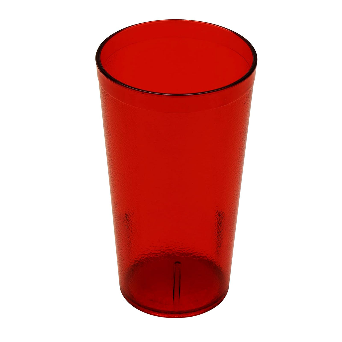 G.E.T. 6616-1-R-EC - Vasos de plástico resistentes para restaurante, 16 onzas, rojo (juego de 4)