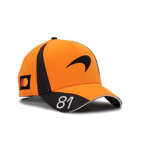 Puma Gorra Pumamclaren Replica Piastri Bb Cap Unisex Naranja | Ala curvada, correa ajustable, cierre a presión, licencia oficial