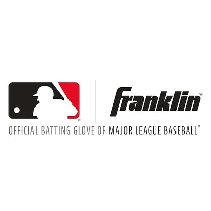 Franklin Sports MLB Guantes de bateo de béisbol – Shok-Sorb X Guantes de bateo para béisbol + sóftbol – Pares de Guantes de bateo Acolchados para Adultos + jóvenes, Varios Colores + tamaños