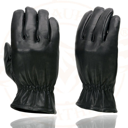 Milwaukee Leather Guantes de Piel SH734 para Motocicleta con Forro Térmico Talla L Negro