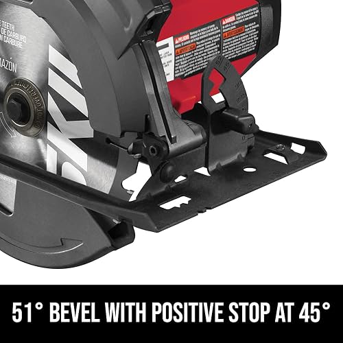 SKIL 5280-01 Sierra circular con guía láser de haz único, 15 amperios/18.41 cm