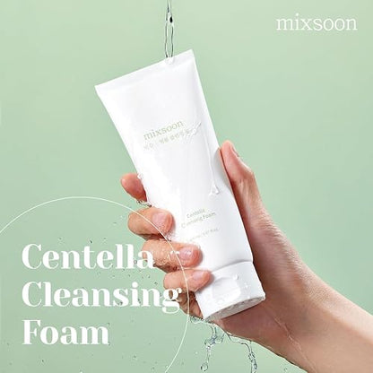 Centella Cleansing Foam – Espuma con CICA y ácido salicílico, 150 ml | Limpiador facial hidratante con Centella de Jeju, elimina maquillaje e impurezas sin resecar la piel sensible