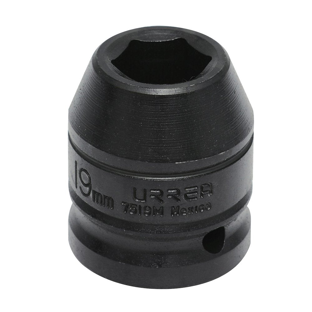 Urrea Dado de Impacto Cuadro de 3/4 pulg, 6 Puntas, Métrico, Varias Medidas - 19 mm
