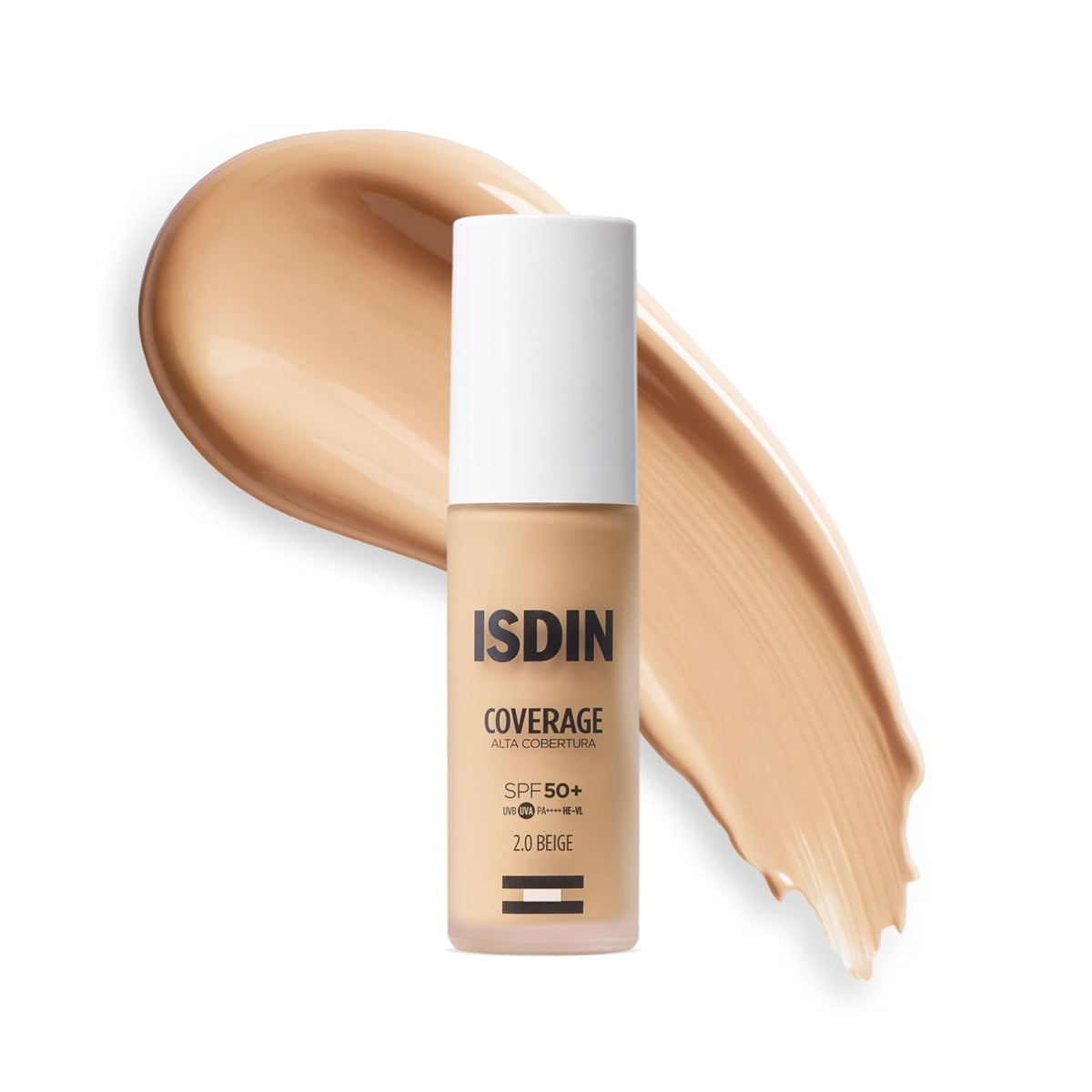 ISDIN Coverage Base de Maquillaje con FPS 50+ Bronze 30 ml - beige