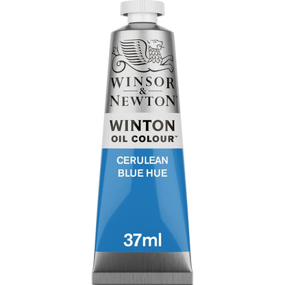 Winsor & Newton Winton Pintura al Óleo, Tubo de 37 ml - Tubo de 37 ml - Azul (Cerulean Blue Hue 138)