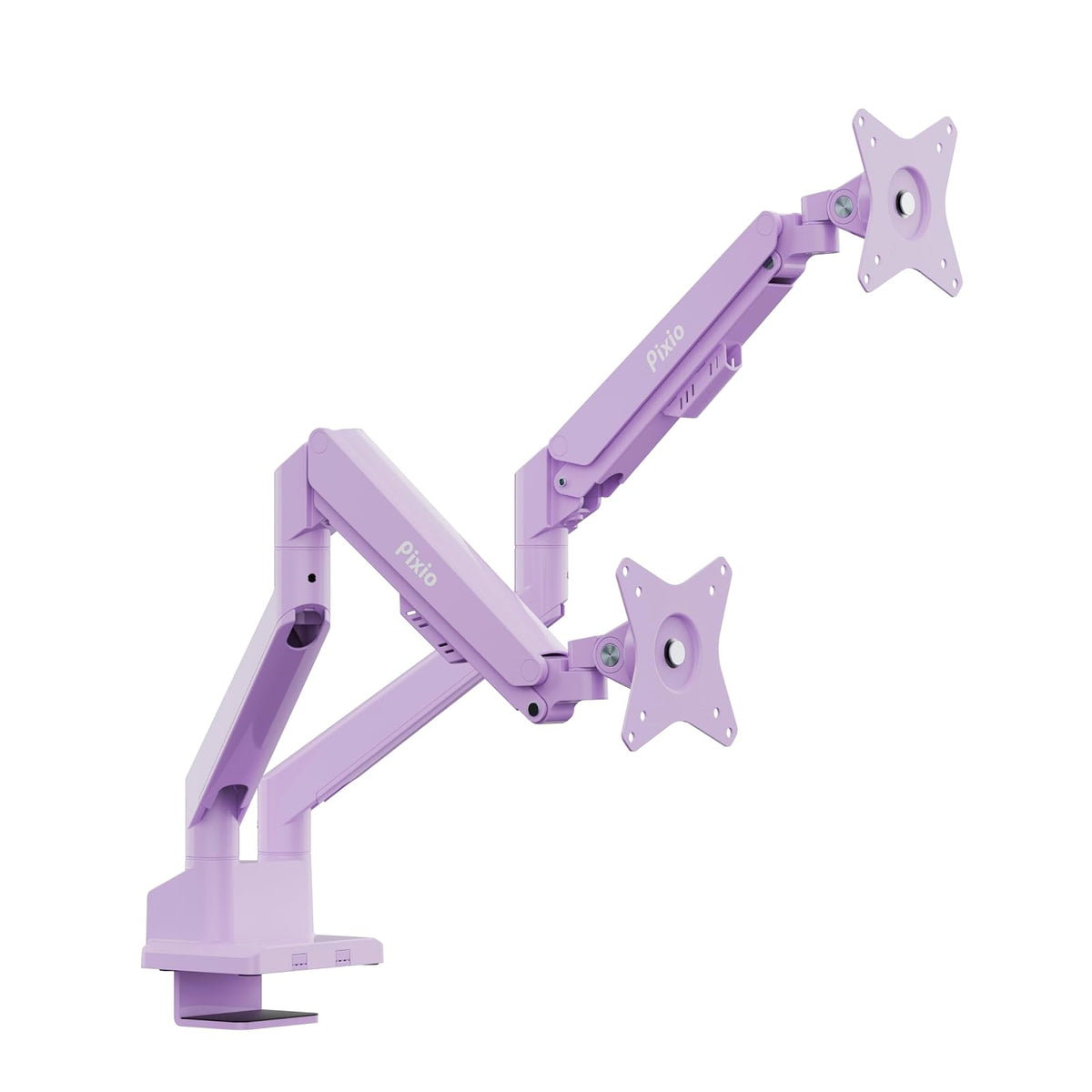 Pixio PS1D Wave Soporte para Monitor VESA - Dual - Púrpura