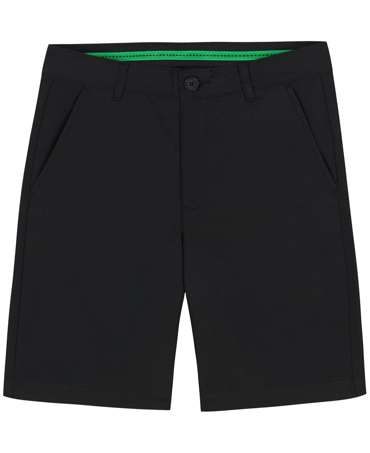 Izod Performance Golf Swingflex - Pantalón Corto elástico de Ajuste Recto Pantalones de Golf para Niños - Blackout - 14