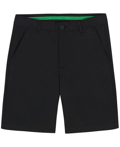 Izod Performance Golf Swingflex - Pantalón Corto elástico de Ajuste Recto Pantalones de Golf para Niños - Blackout - 14
