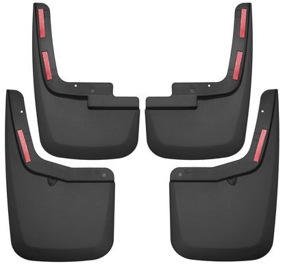 Husky Liners - Forro para Piso Delantero para SuperCrew/SuperCabo, 15 – 18 F150, Negro, Mud Guards - Combo