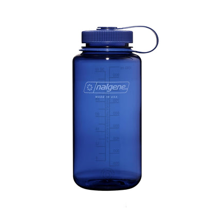 Nalgene Botella de Agua Reutilizable Sustain Sin BPA, 32 oz - Azul (Denim) - Botella de agua