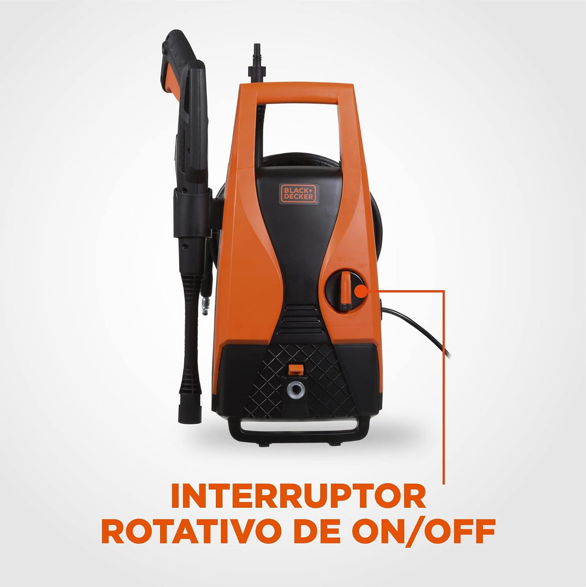 BLACK+DECKER Hidrolavadora de Alta Presión, 1400W, 1512PSI, PW1450TD