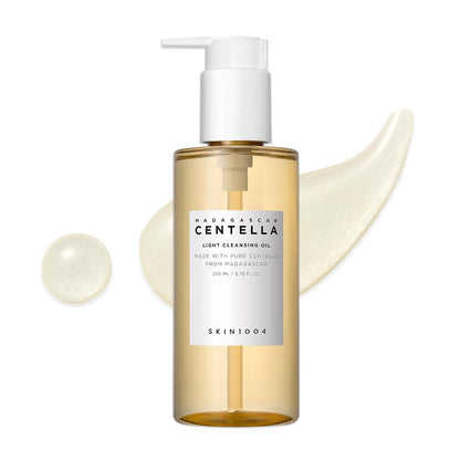 SKIN1004 Madagascar Centella Light Cleansing Oil, Aceite Limpiador Facial, 200 ml - Unscented