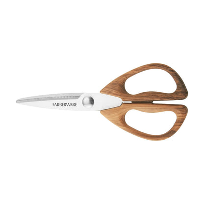 Farberware 5221282 All Purpose Shear, Pecan Wood Handles