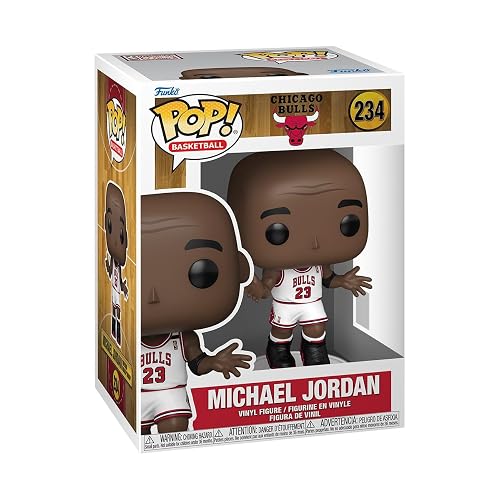 Funko Pop! NBA: Bulls - Michael Jordan (Shrug) | Mercancía Oficial - Figura de Vinilo Coleccionable para Decoración - Regalo de Cumpleaños para Fans