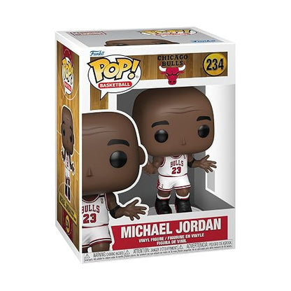 Funko Pop! NBA: Bulls - Michael Jordan (Shrug) | Mercancía Oficial - Figura de Vinilo Coleccionable para Decoración - Regalo de Cumpleaños para Fans