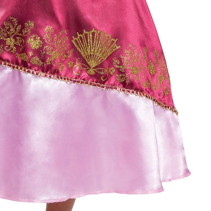 Disguise Disney Princess Mulan - Vestido de disfraz para niñas, disfraz de personajes infantiles, talla clásica para niños, talla S (4-6x), rosa (14039L)