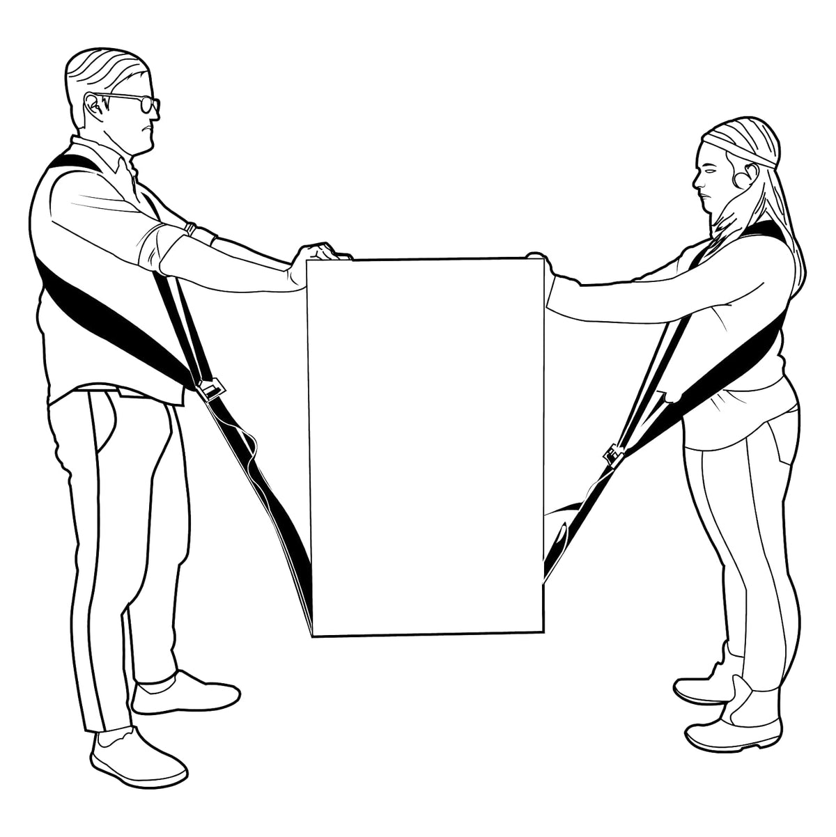 ShoulderDolly AI-4202 Multi Strap Replacement Straps