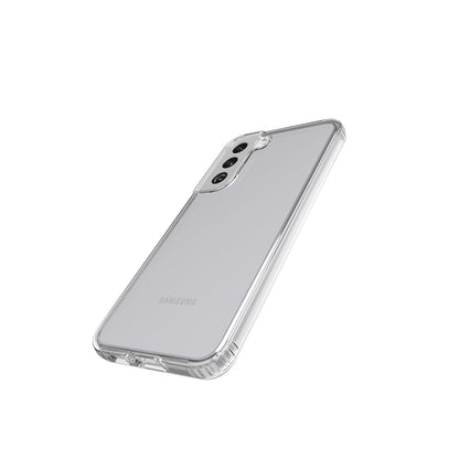 tech21 EVO - Funda Transparente para Samsung Galaxy S22 Plus - Funda Protectora y Transparente con protección contra caídas múltiples de 12 pies