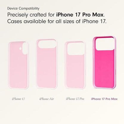 Beats - Funda con MagSafe de Beats para el iPhone 17 Pro MAX con Control de la Cámara, Acabado Mate con Forro de Microfibra - Rosa Mineral
