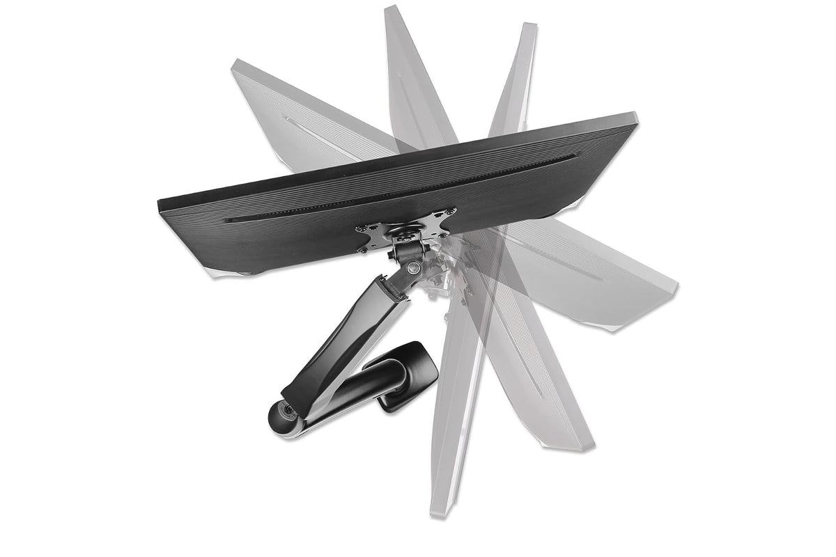 Manhattan 462495: Soporte para Monitor de 17" a 32" de hasta 9 kg con Brazo articulado y pistón de Gas