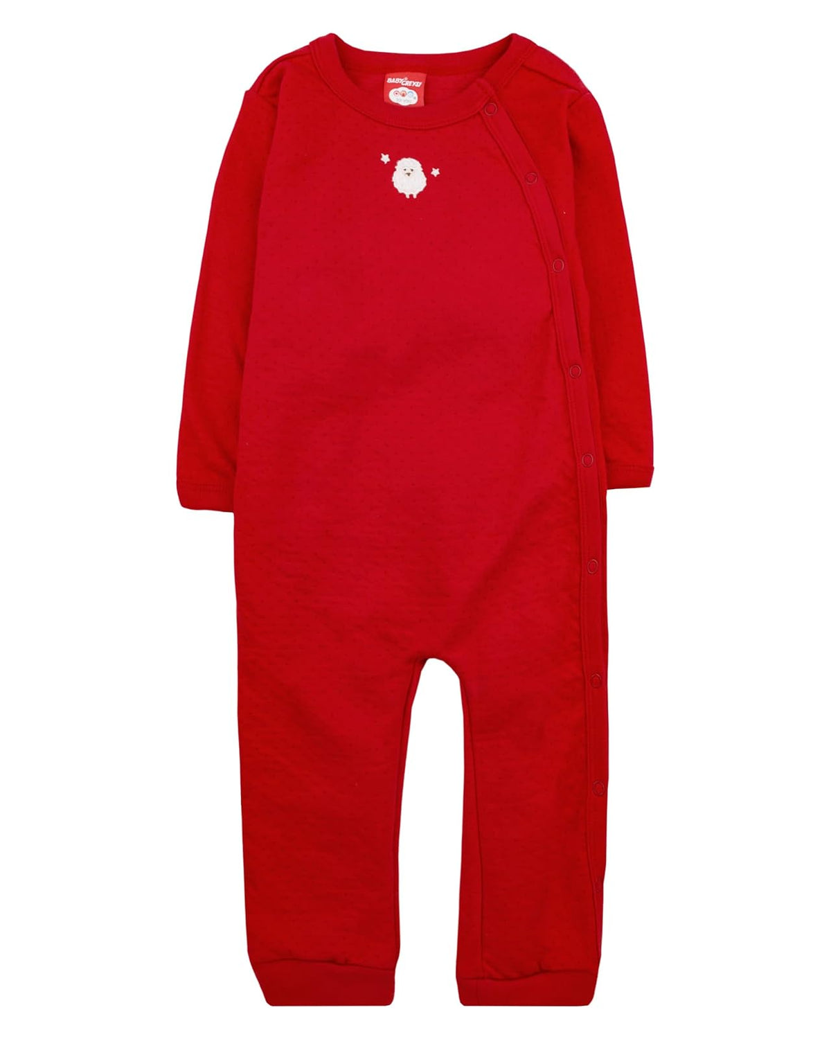 Baby Creysi Diseño Navideño Mameluco unisex-niños - 6 Meses - Rojo