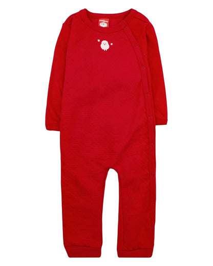 Baby Creysi Diseño Navideño Mameluco unisex-niños - 6 Meses - Rojo