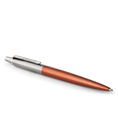 Parker Jotter Core Bolígrafo Acero Inoxidable Acabado Cromado - Naranja - Bolígrafo