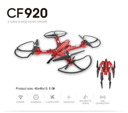 Avión teledirigido plegable de cuatro ejes fotografía aérea evitación de obstáculos drone de cuatro ejes teledirigido inducción (con luz)