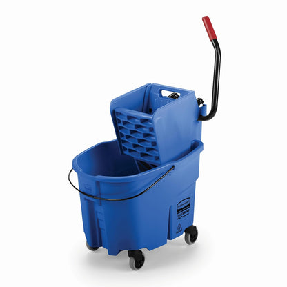Rubbermaid Wavebrake Mop Bucket/Wringer System - 35-Quart Capacity - Side Wringer