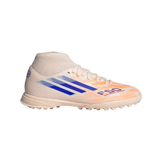 adidas F50 Sparkfusion Club Tacos de Futbol para Mujer, Color Naranja de Adulto