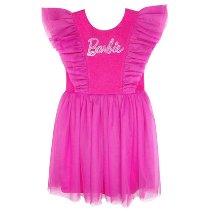 Vestido Barbie Olanes Fucsia, Talle 10
