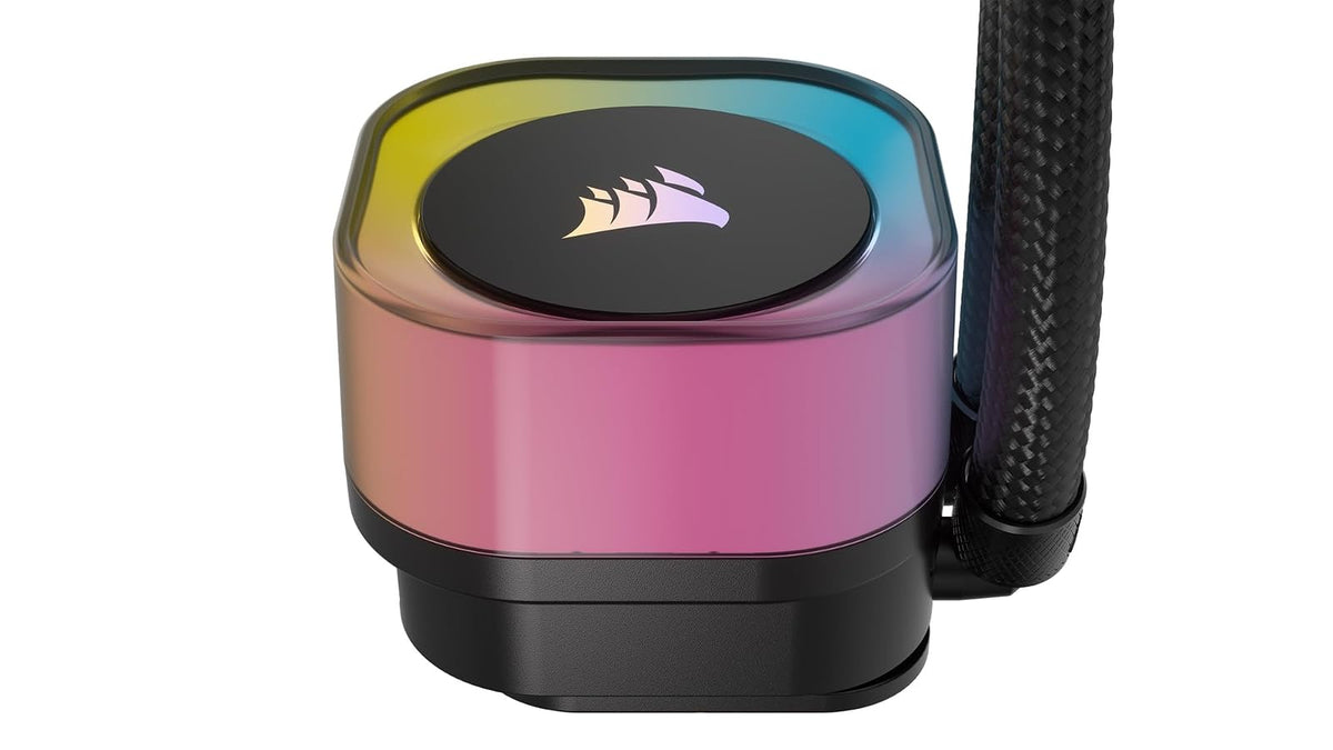 Corsair iCUE Link H115i RGB Refrigerador Líquido RGB para CPU - 280mm AIO - Ventiladores QX140 RGB - Se Adapta a Intel® LGA 1700, AMD® AM5 - Concentrador de Sistema iCUE Link Incluido - Negro