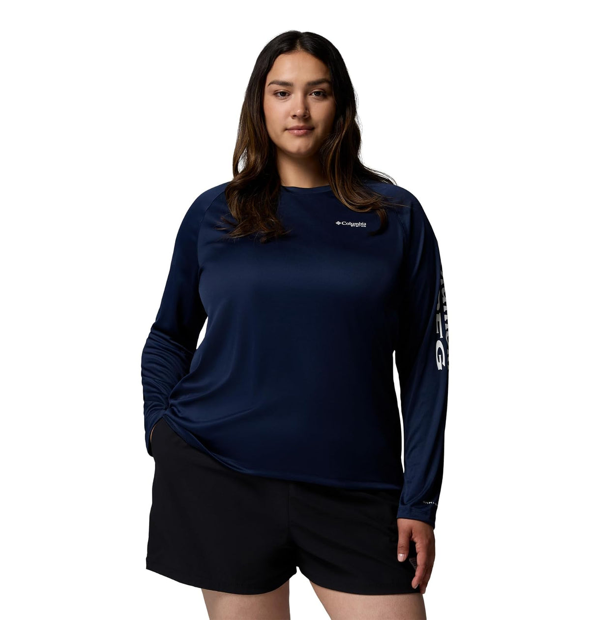 Columbia Tidal tee II - Sudadera con Capucha de Manga Larga para Mujer