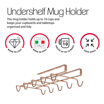 Metaltex Colgador de Tazas My Mug Copper