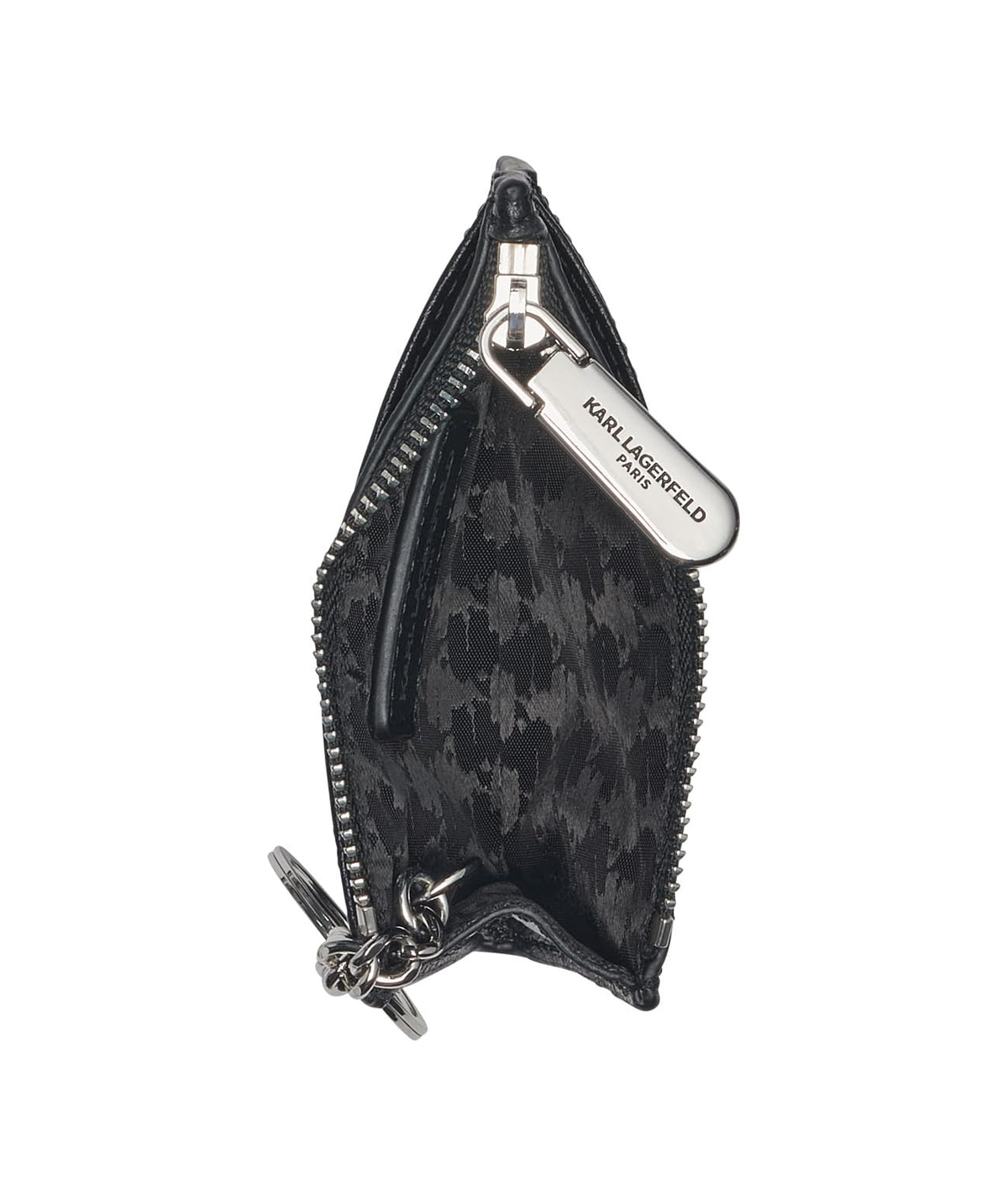 Karl Lagerfeld Paris Choupette SLG - Tarjetero con cierre, Combo Negro, Mediano, Tarjetero con cierre Choupette Slg