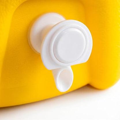 Guateplast Termo Dispensador de Bebidas 5 Galones | Amarillo, plástico con aislamiento térmico, grifo integrado, tapa ajustable, asas laterales
