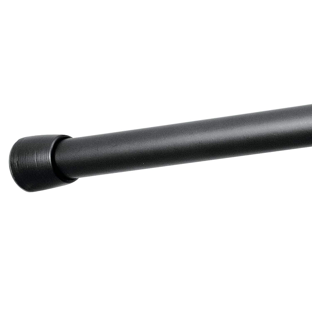InterDesign Cameo Shower Curtain Tension Rod, Matte Black, 26-42 Inch