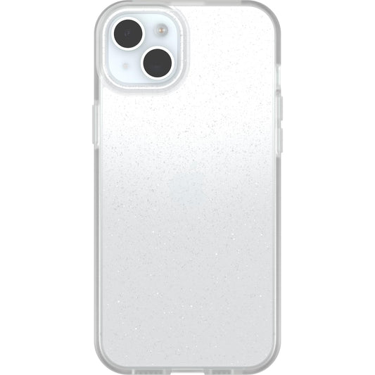 OtterBox - Carcasa para iPhone 15 Plus y iPhone 14 Plus de la Serie de prefijos - Stardust (Transparente/Purpurina), Ultrafina, Apta para Bolsillo, Bordes elevados Que protegen la cámara y la