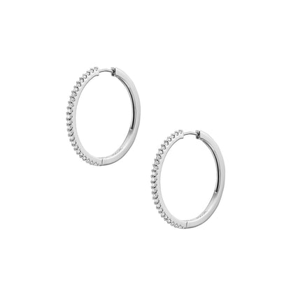 Fossil - arete colgantes de acero inoxidable para mujer