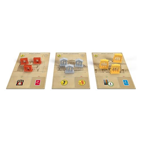 Repos Production - Expansión del juego de mesa 7 Wonders Edifice | Juego de estrategia de construcción de civilizaciones antiguas | Divertido juego familiar