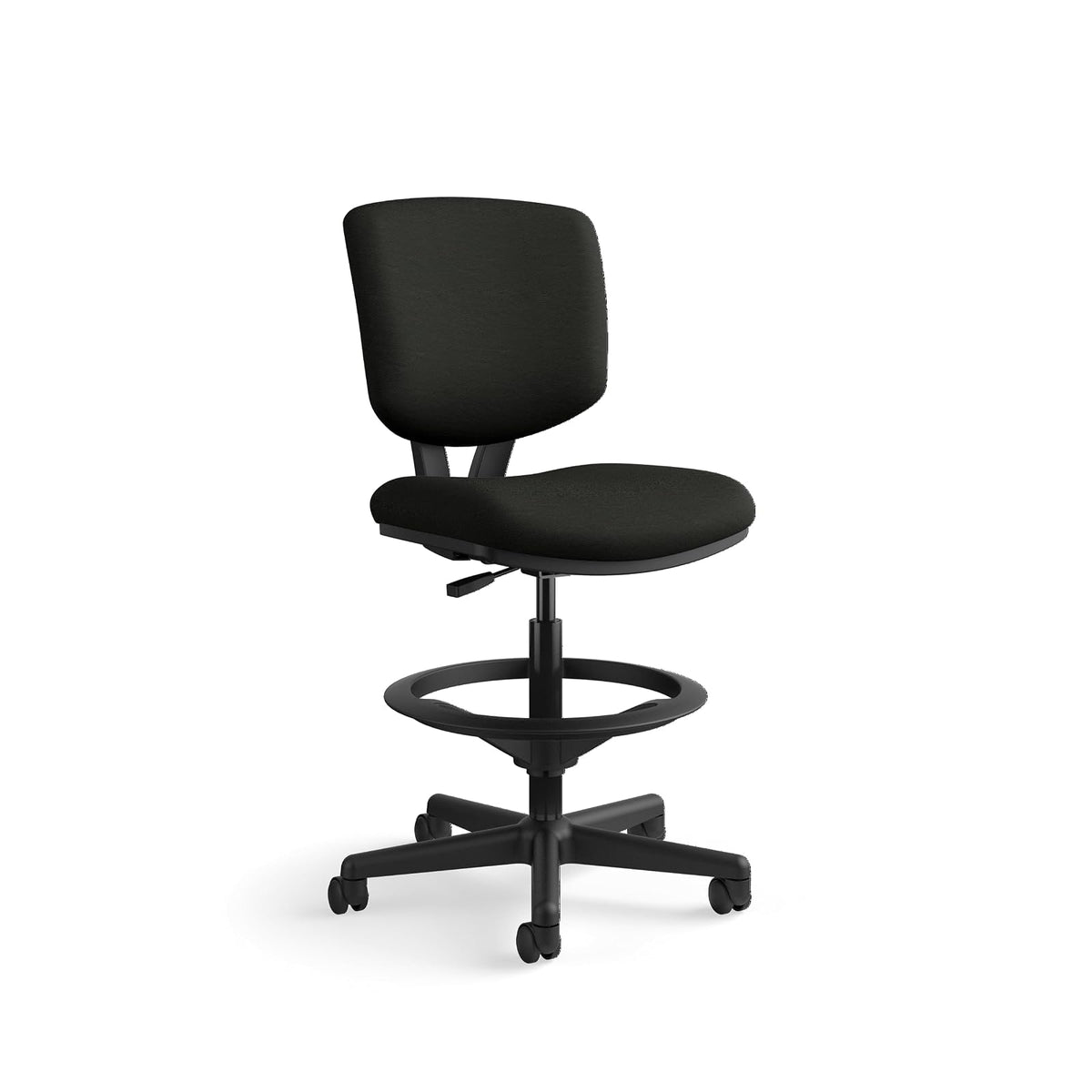 HON Volt Silla de Trabajo sin Brazos Negro - Negro - Cuero SofThread
