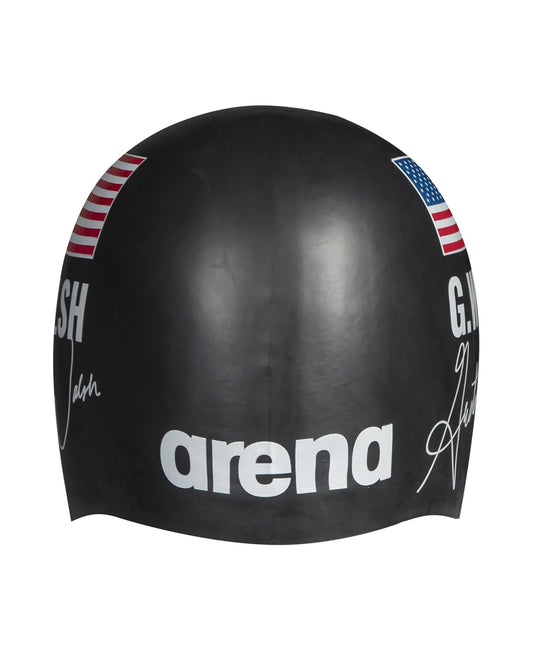ARENA Athlete Signature Molded Cap Collection Autograph Design Unisex Intensive Swimming