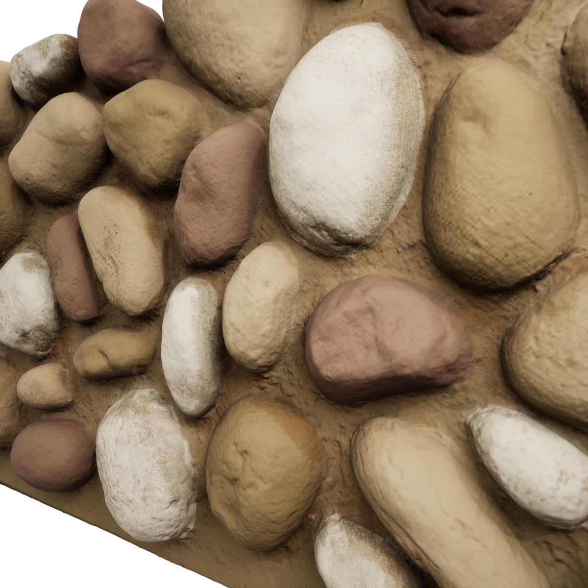 Ekena Millwork PNU24X48RRCD StoneCraft River Rock - Paneles de imitación para dunas