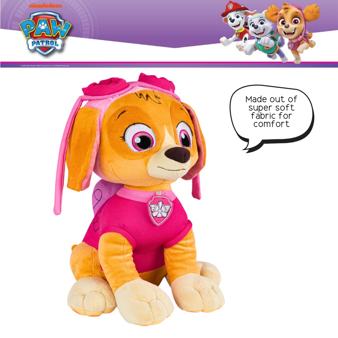 Paw Patrol Skye - Ropa de Cama para niños, súper Suave, Almohada de Felpa, Talla única, Producto Oficial de Nickelodeon de Franco