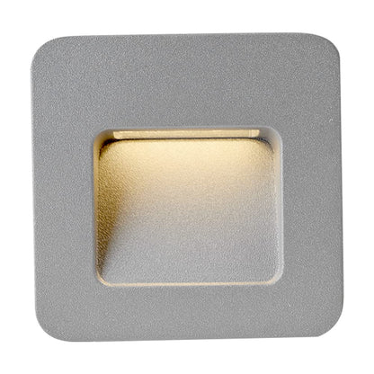 Tecnolite - Lámpara de exterior LED para empotrar, 2 W, Luz suave cálida