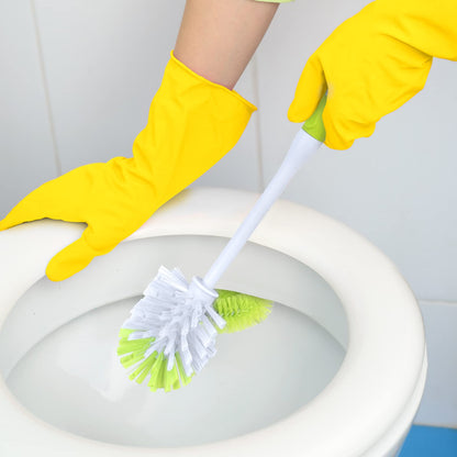 Pine-Sol - cepillo para polvo limpiador para inodoros con soporte, varilla de limpieza resistente con depurador debajo del borde, mango antideslizante, carrito de almacenamiento, suministros de baño