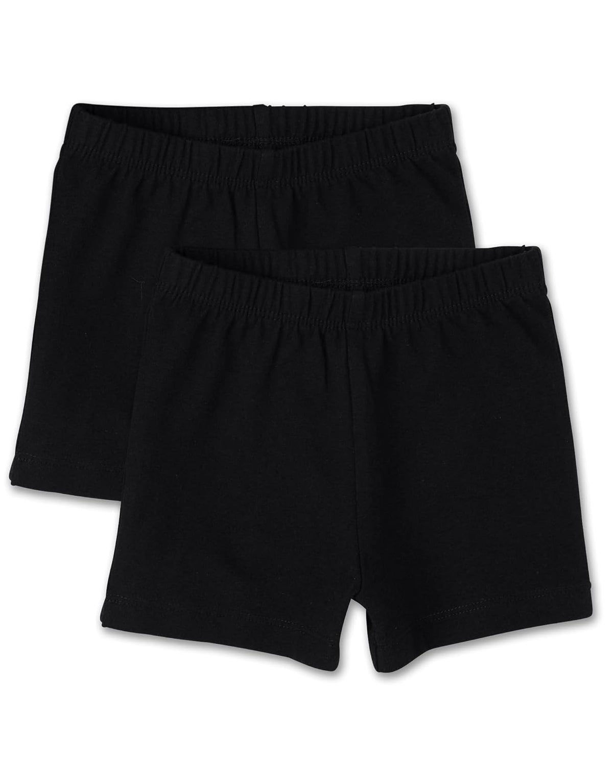 The Children's Place Pantalones Cortos de Uniforme para Niña - Negro paquete de 2 - 4 Años