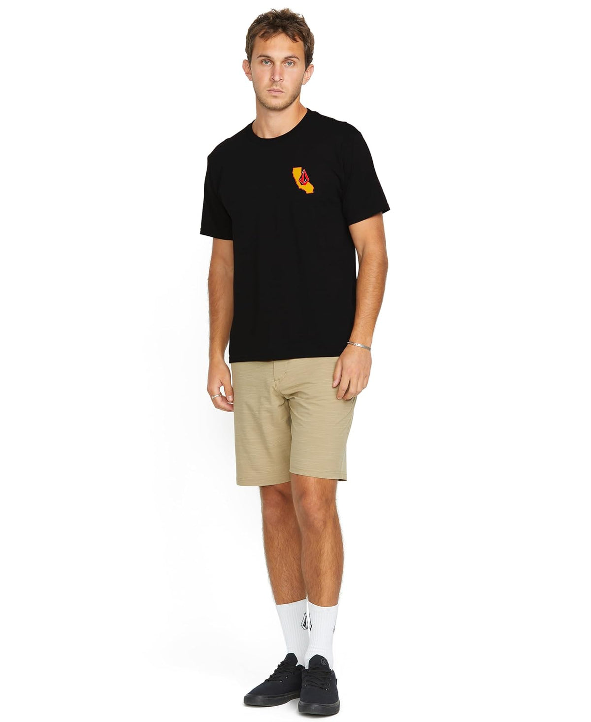 Volcom California Dreaming - Playera de Manga Corta para Hombre