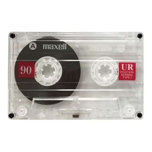 Maxell 108562 Brick PacksMaxell 108562 Low Noise Surface 90 min Recording Time Audio Cassettes, Great for Everyday Recording (Pack of 5) Protective Case Included